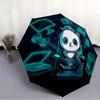 1pc Gamer Panda Auto Open/close, All-Season Portable Folding Umbrella for Women & Men, Travel, Everyday, Formal Events - Compact Luxury Parasol, Outdo