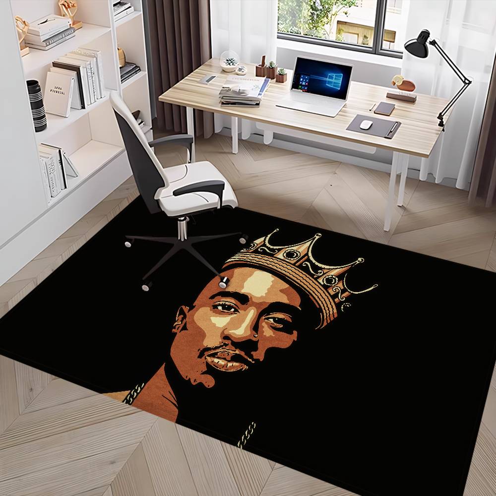 Rapper T-Tupac S-Shakur Küchenmatte Billiger Rutschfest Modernes Wohnzimmer Balkon Bedruckt Modernes Wohndekor