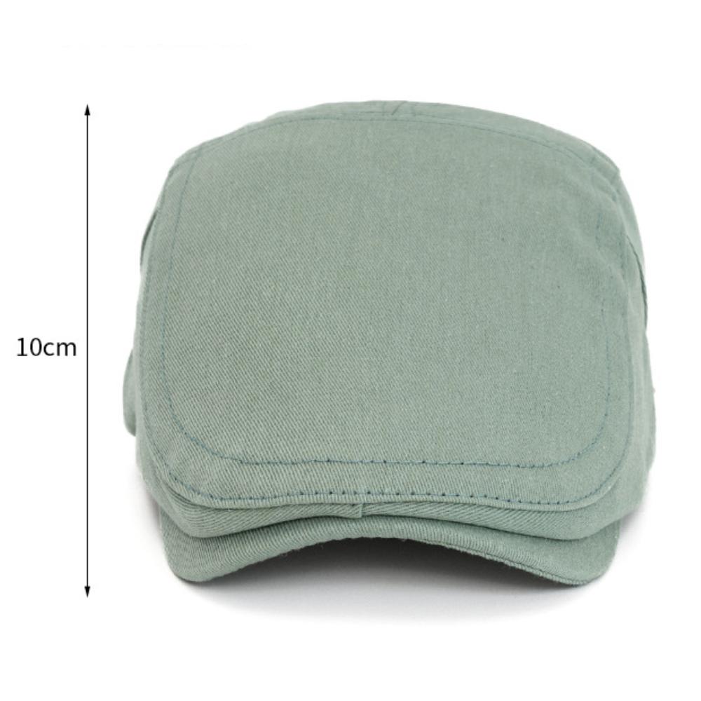 HT4813 Mens Berets Women Classic Solid Plain Artist Painter Beret Hat Adjustable Ivy Flat Cap 100% Cotton Male Female Beret Cap