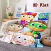 Super Why! Anime 2D Flat Pattern Flannel Blanket High quality All Seasons Warmth and Comfort Perfect for Christmas Gifts.PMT0914263