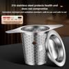 316 Stainless Steel Tea Strainer Double Ear Tea Filter Infuser Funnel for Loose Leaf Tea Brewing and Cup Strainer