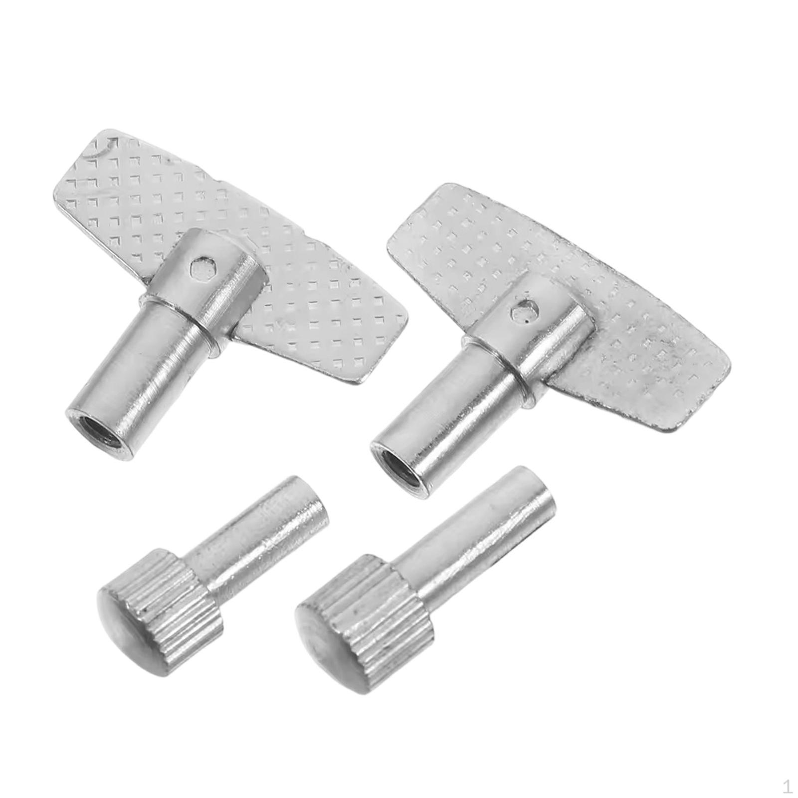 Alarm Clock Key with Knob Versatile Portable Repair Part Hardware Accessory for Collectors