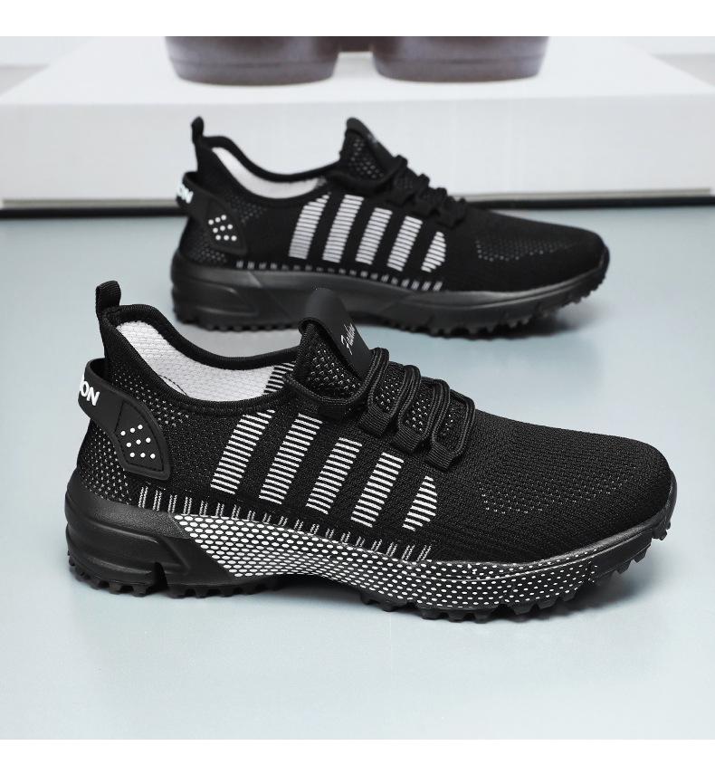 Sneakers Flyknit da uomo taglie forti: morbide, comode, in mesh traspirante, inodore, perfette per la corsa