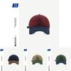 Stylish 90-time Color Block Baseball Cap Embroidered With Trendy Letters For Unisex Fashion Lovers