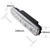 Daylight Car Lights Car Styling 5 LEDs Daytime Running Light DRL Universal