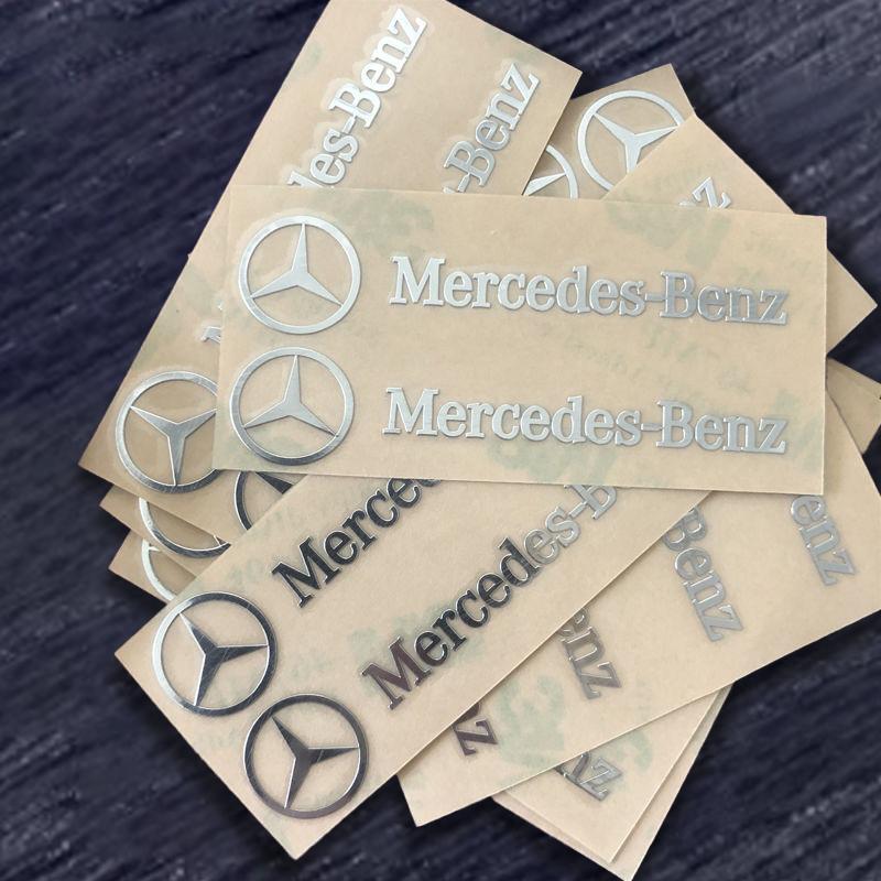 3D Metal Emblem Stickers Car Styling Interior Decoration Decals For Mercedes Benz Brabus Maybach W204 GLC CLA GLK W206 W205 W203 NI9