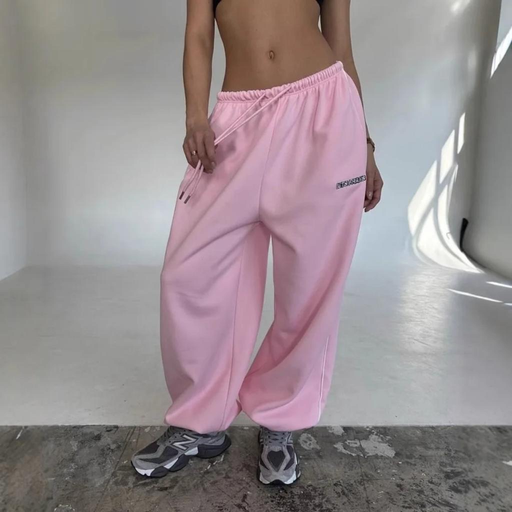 VIONA Striped Wide Leg Sports Pants For Women In Spring And Autumn, Loose And Slimming, Straight Leg Casual Pants