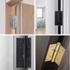 Door Closer, Hidden Soft Close Door Hinge, Slow Close Silent Positioning, Home, Indoor Garden, Hotel, Commercial Door - Silver