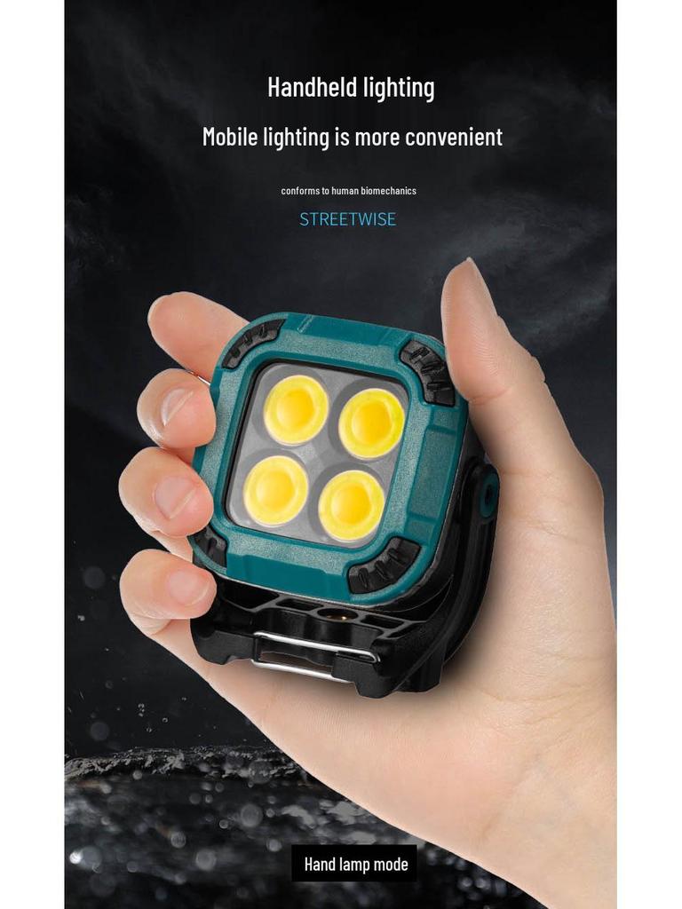 Portable Multi-Source Mini Camping Keychain Light