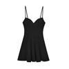 2025 Women's Spicy Girl Backless Slimming Sleeveless Short Dress, European & American Style