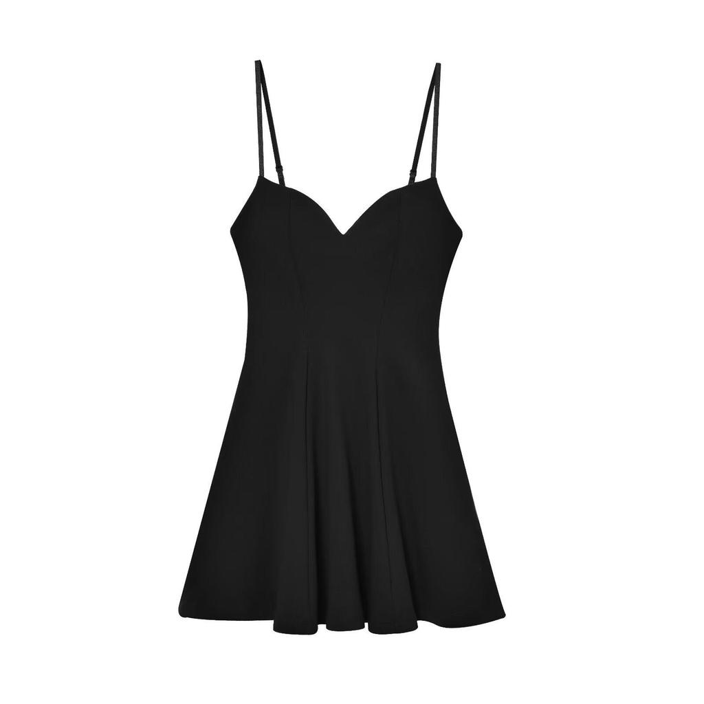 2025 Women's Spicy Girl Backless Slimming Sleeveless Short Dress, European & American Style