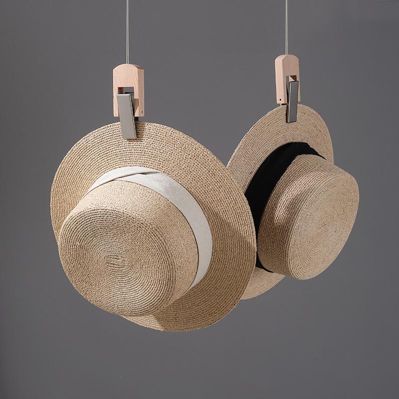 My Extreme Outdoor Activities Women's Green Newest Silk And Linen Decoration Natural Grass 100% Lafite Straw Hat Vacation Handwoven Sunscreen Flat Sunshade Hat Beach Hat