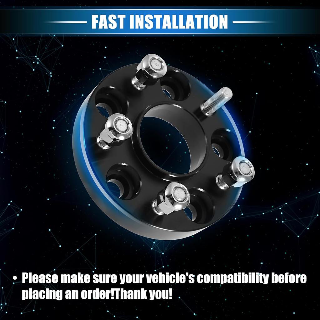 4 Pcs Wheel Lug Nuts Compatible for Honda Accord Civic, Durable M12 x 1.5 Carbon Steel Silver Tone Tire Lugnuts