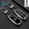 Leather 2 3 Buttons TPU Key Holder For Mazda 2 3 5 6 CX7 CX9 RX8 MX5 MPV Demio Car Key Cover Case Remote Shell Fob Bag Protector JYE3