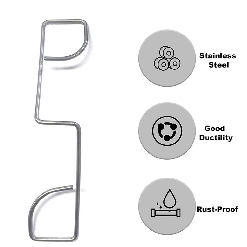 25 Stück Zaunpaneel-Klammern Clips gegen Klappern Schlagen Diebstahl-Schäden Verhindern Lose Zaunpaneele Sichern