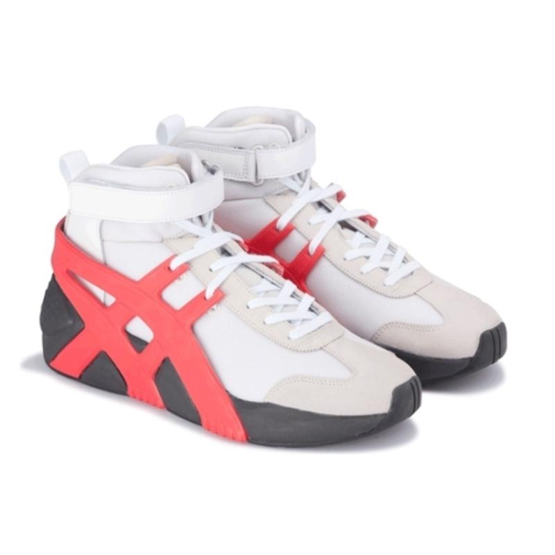 Onitsuka Tiger Big Logo Trainer Mid 'White Red Black' Sneakers 1183A909-200