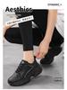Women's Thick-Soled Versatile Sneakers - Comfortable, Breathable, Casual Height-Enhancing Dad Shoes for Spring/Autumn, New Korean Style Student