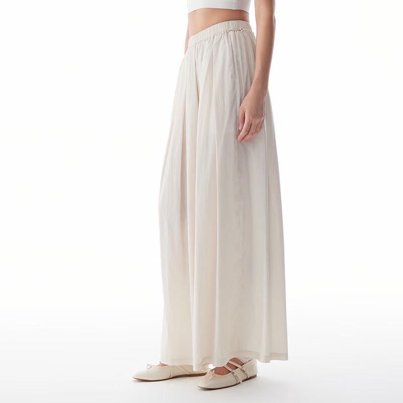 Aolaiyi Women's Summer High-Waist Loose Straight-Leg Pants