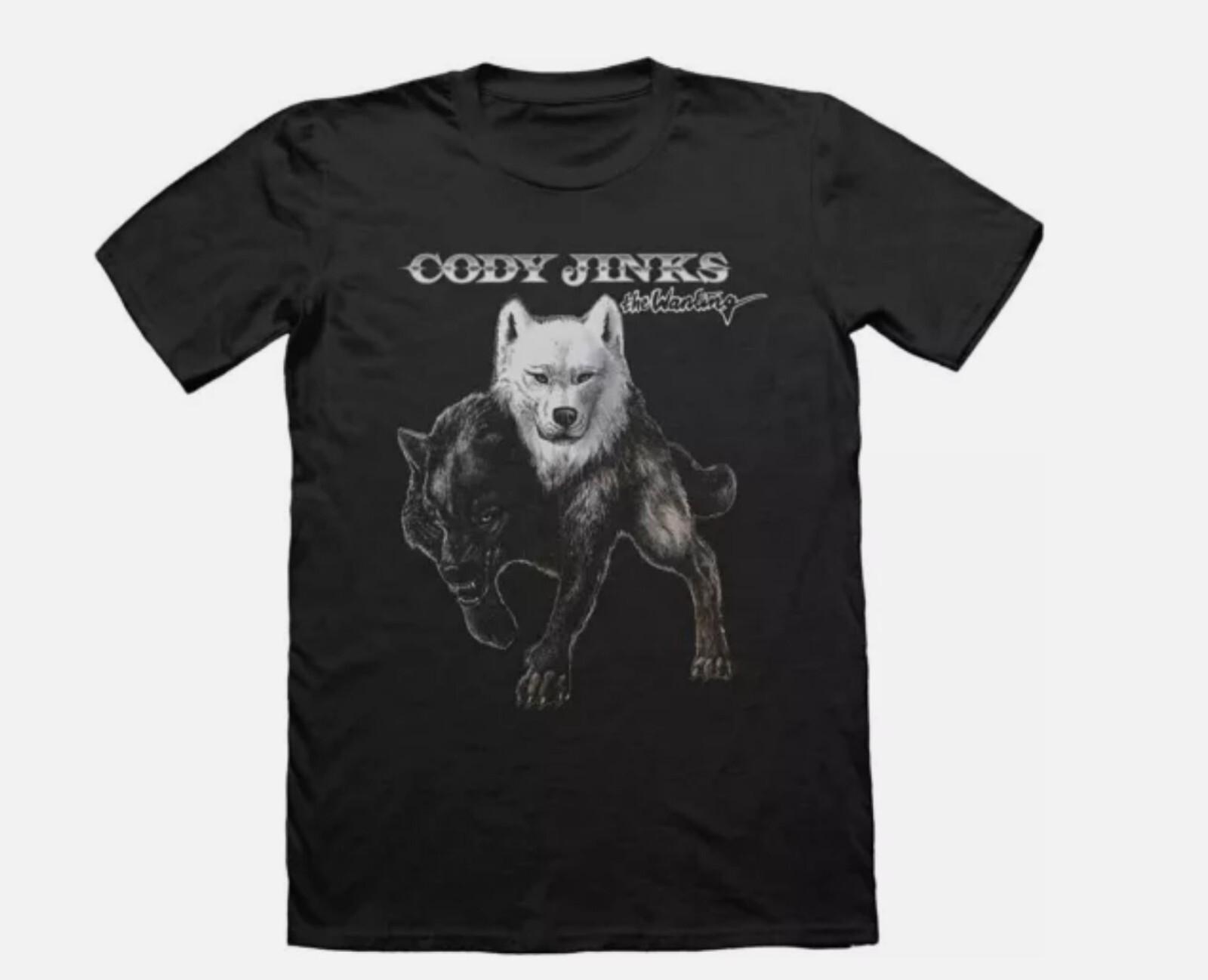 CODY JINKS The Wanting Wolf Shirt Short Sleeve Black Unisex S-5XL XL