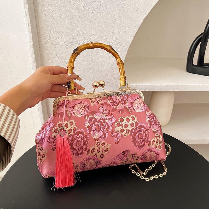 High-end China Style Bag Women Women's Dinner Party Handbag Lipstick Niche One-shoulder Cross-body