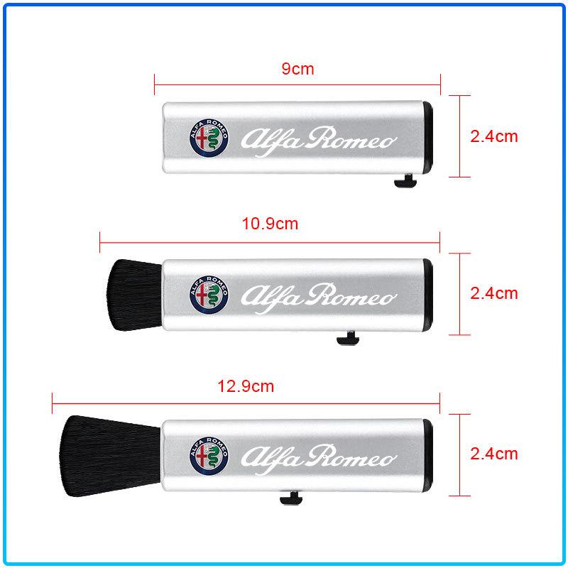 Car Air Conditioner Outlet Clean Brush Dust Remover Accessories For Alfa Romeo 147 159 Giulietta Giulia Mito Spider Alpha Nheadrest