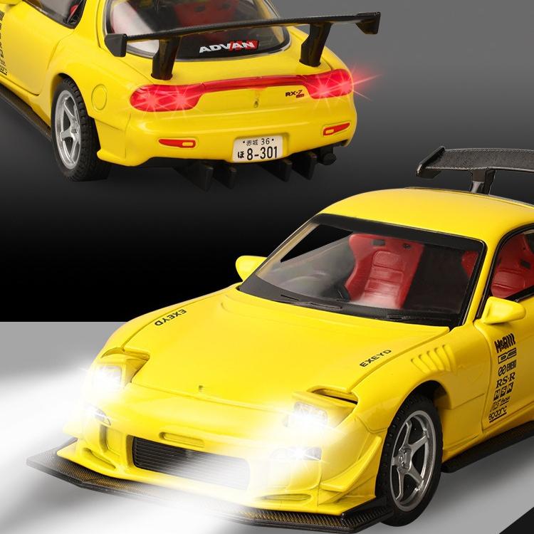 1:32 RX-7 FD3S Alloy Sports Car Model Ornament Toy Gift Diecast Alloy Car Model Collectible