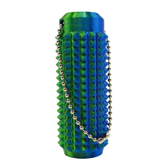 Spiky Grippie Stim Fidget Toy with Bead Chain Stress Relief Teens Adults Mini Pocket 3D Printed Pain Stimming Tool