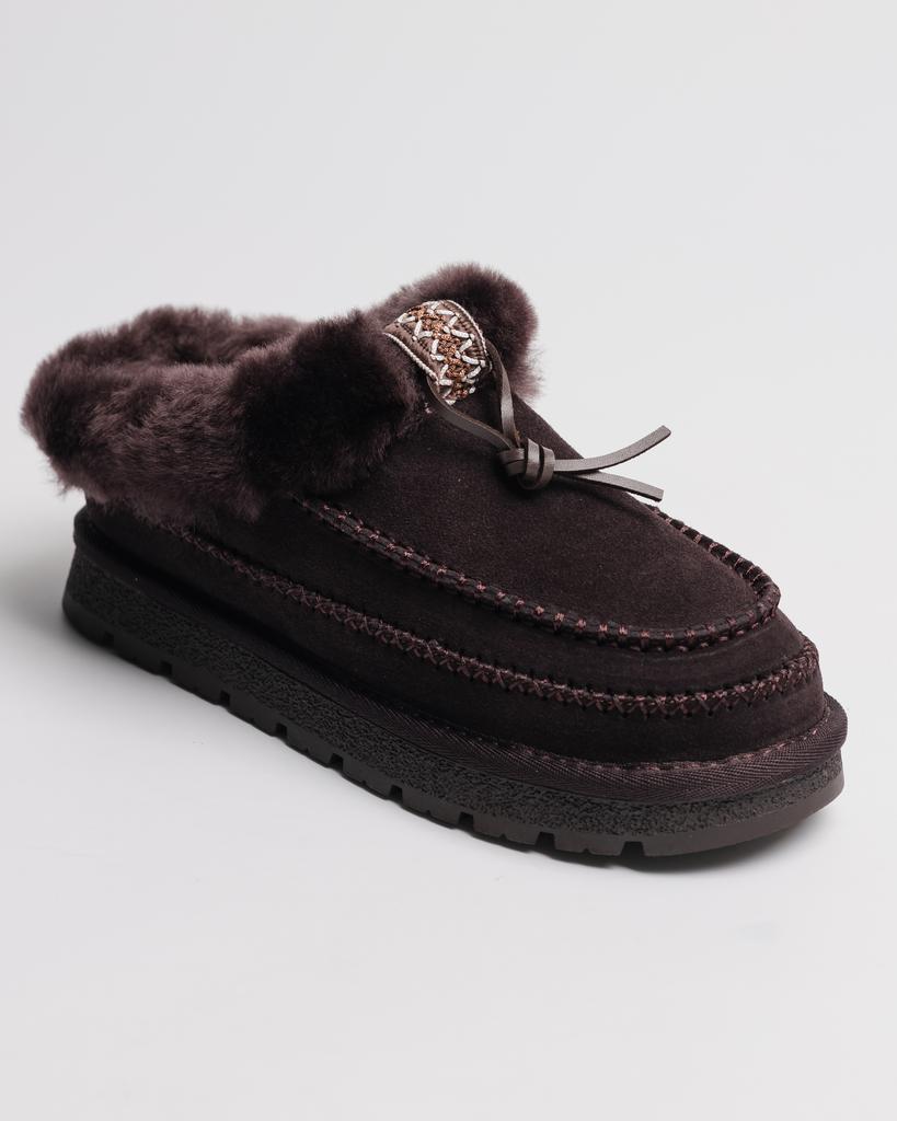 Women's Uggs Allsy 9299 36 Dark Chocolate Suede Wool