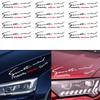 GDZJ3 Vinyl Car Logo Headlight Eyebrow Sticker Decor Accessories Auto Styling For Ford Mustang Focus Kuga Mondeo Fiesta  Escape Edge