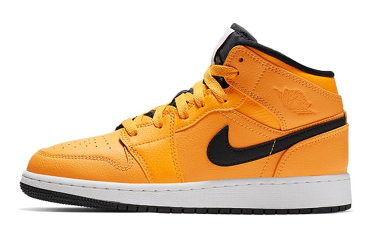 Jordan Unisex Gold 1 Mid Gs University 554725-700 Cm