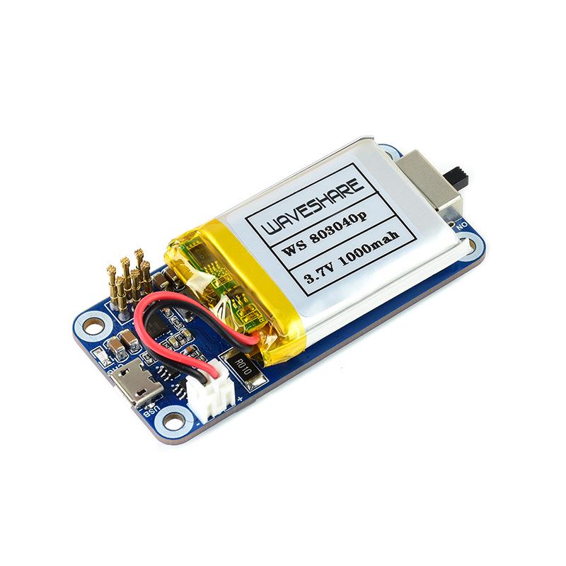 MicroSnow Raspberry Pi Zero UPS Battery Module: Charge & Use Simultaneously