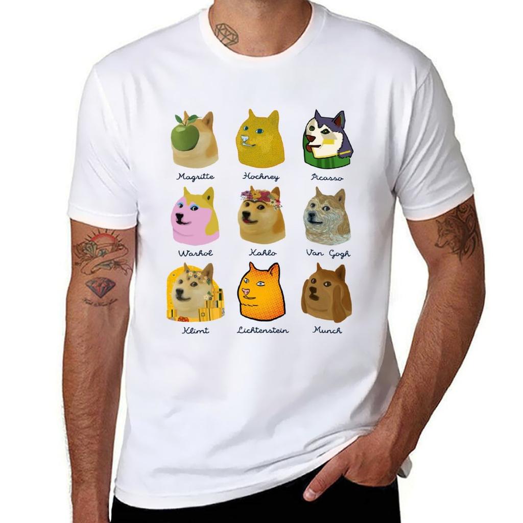 A Brief History Of Doge Artists Tshirt Relaxed Fit Casual Short Sleeve Top
