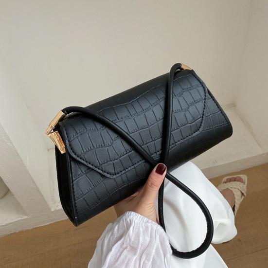 Yousheng Women PU Leather Underarm Bag Fashion Shoulder Bag Stylish Top Handle Bag Lightweight Handbag for Shopping Dating