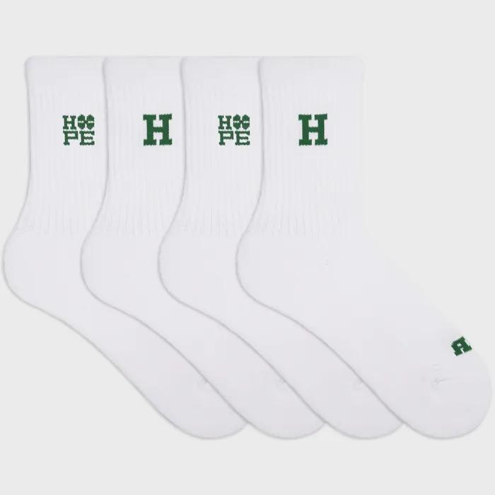 Green Clover Sports Long Socks 4-Pack Set