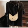 Rhombus Embroidery Thread Small Bag Women's New Popular Texture Chain Messenger Bag Hand Carry Mini Dumpling Bag