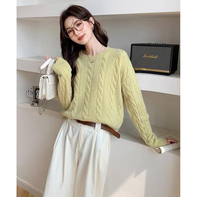 Mocana Women's Elegant Long-Sleeve Knit Sweater MKNJD2809