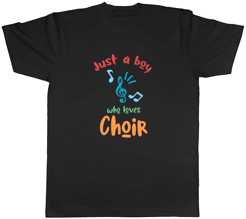 Funny Musical Chorus Vocal Singer Unisexs TShirt Boy Who Loves Choir Unisex Tee