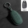3 Buttons Suede Shell Fob For Hyundai I30 Ix35 Kona Encino Solaris Azera Grandeur Ig Accent Santa Fe Palisade Car Key Case Cover