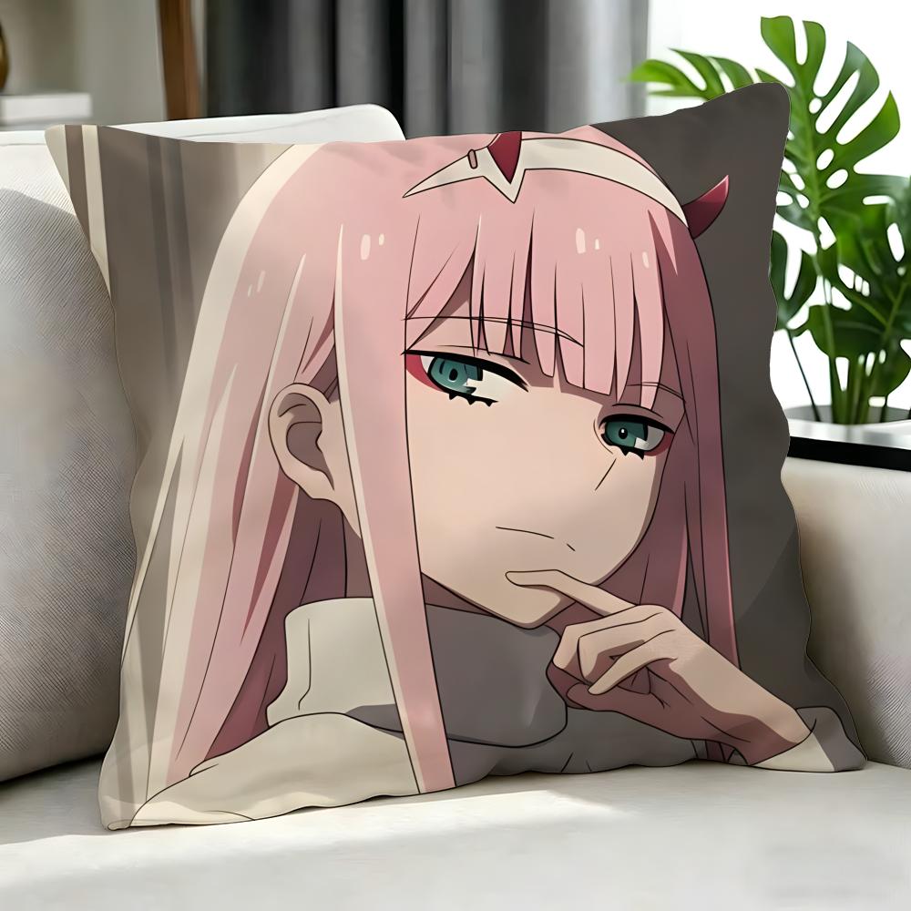Anime  DARLING In the FRANXX Cushion Cover Cushion Cover Set Pcs X X X Pillowcase Decorative Sofa Home Decor