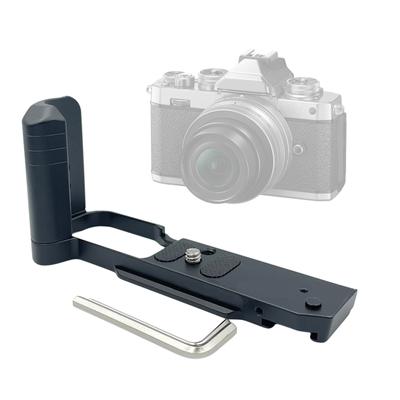 Punho de Mão Liberação Rápida QR Antiderrapante Suporte de Metal Suporte para Punho de Mão Liga de Alumínio para Câmera ZFC