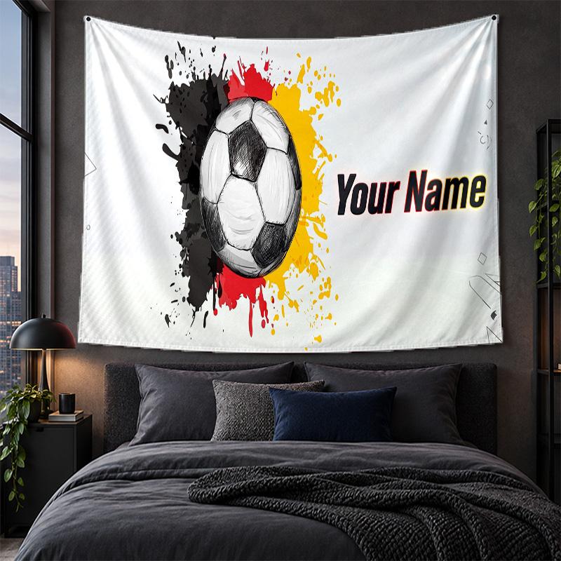 Personalized Tapestry Wall Hanging Germany national football team Pattern Art Background Cloth