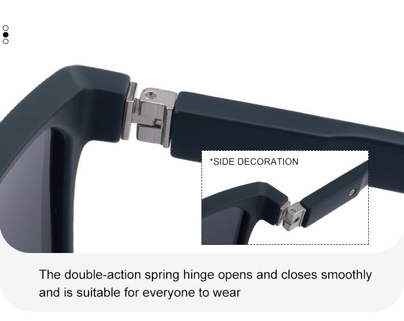 KAJILA Modne Wielokątne Okulary Przeciwsłoneczne Męskie - Europejski Styl Outdoor 2025