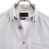 CELINE Striped Pattern Long sleeve Button down shirt gray Men's Used