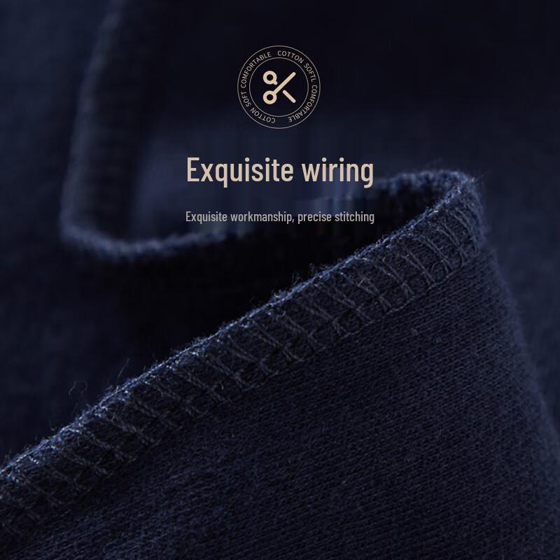 Langsha Men's 100% Cotton Thin Thermal Underpants