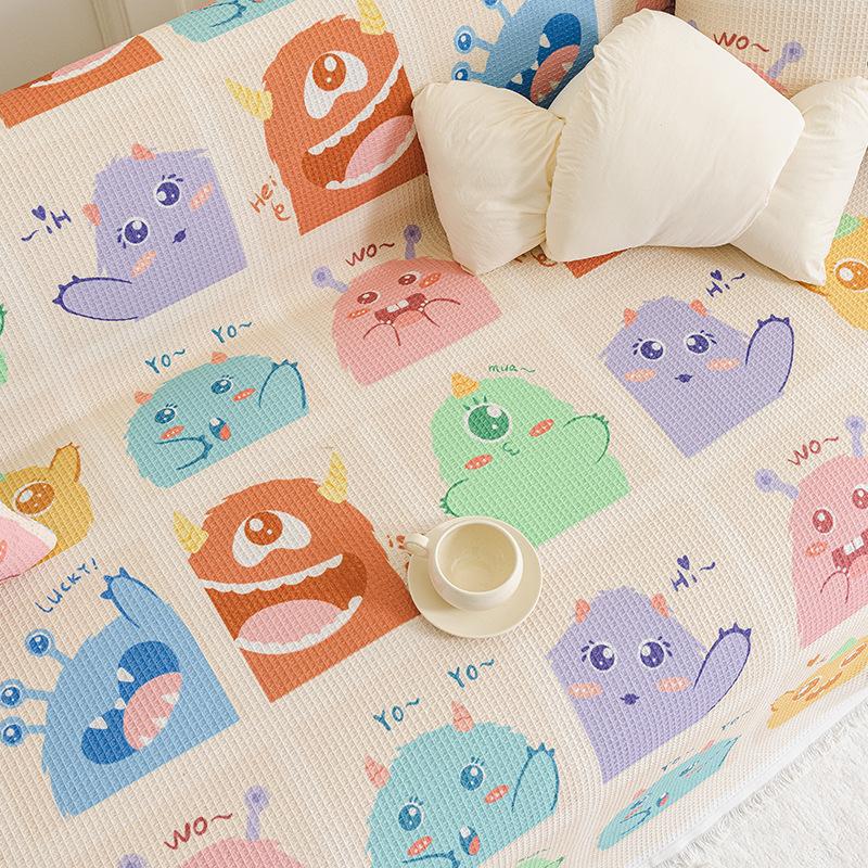 Cartoon Sofa Cover Towel Sofa Cover All-Inclusive Sofa Cover Dust-Proof Four Seasons Universal Sofa Cushion