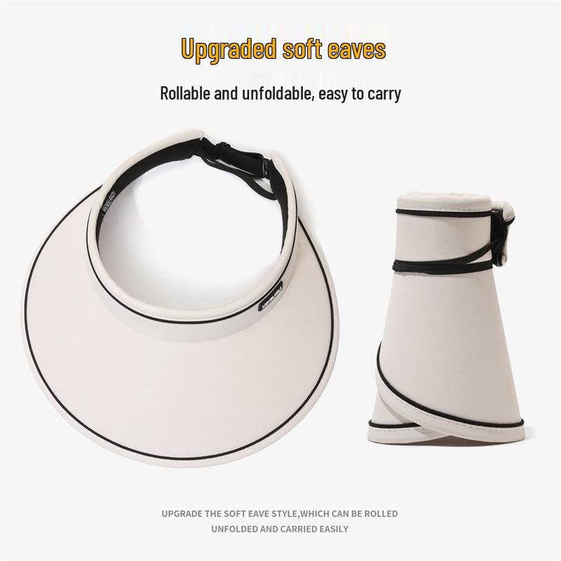Women's UPF50+ Versatile Foldable Cycling Sun Hat - Large Brim, UV Protection