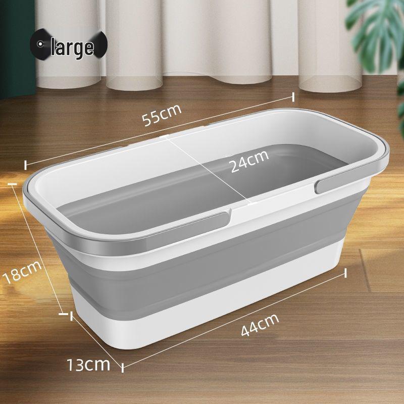 

Складное большое прямоугольное ведро для швабры - Портативное бытовое ведро для воды