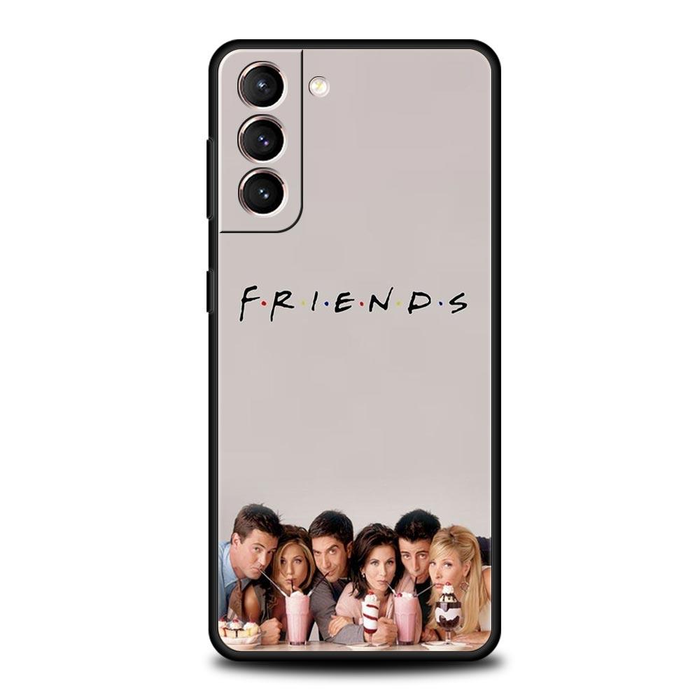 Friends Phone Case for Samsung Galaxy S26 S25 S24 S23 S22 S20 S21 FE Ultra S25 Edge Plus 5G Soft TPU Cover Fundas Capa Coque Bag