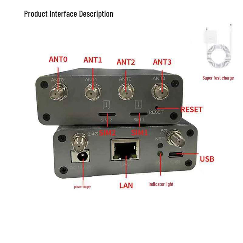 Industrial Grade Dual-Band AX3000 WiFi6 Router: High-Speed 5G CPE, Enhanced Wall Penetration & Efficient Heat Dissipation.