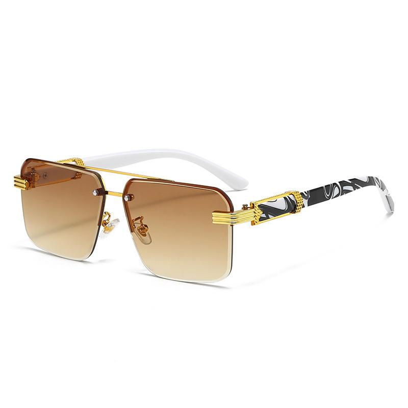 New Vintage Square Sunglasses Women Men Frameless Rectangle Sun Glasses Female Eyewear for Male Female Eyeglasses